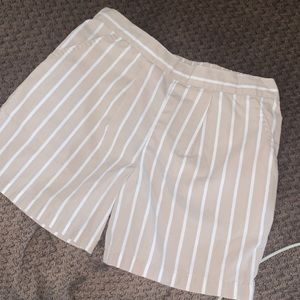 Kelly’s kids strip tan shorts